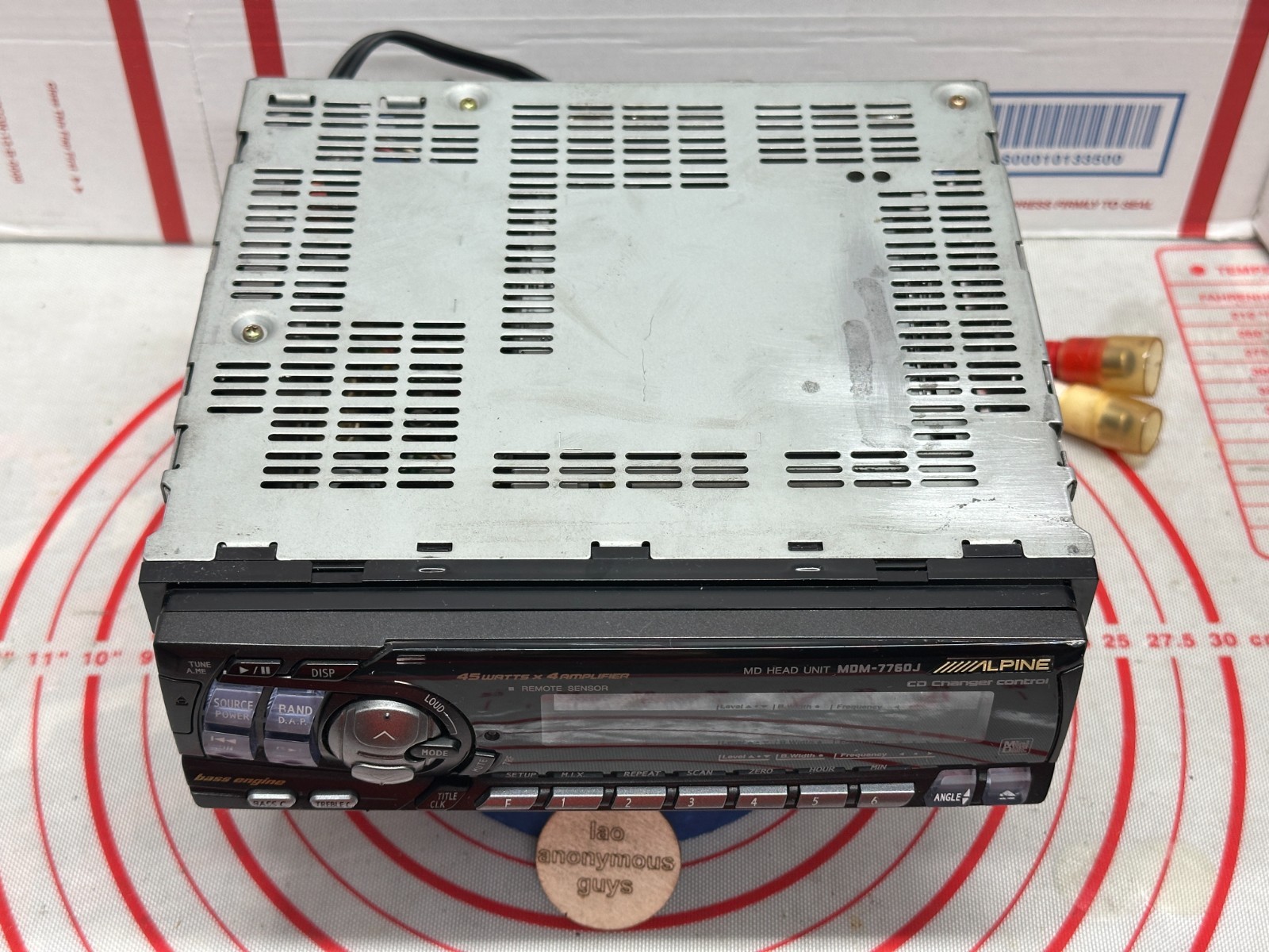 ALPINE # MDM-7760J JDM MiniDisc Deck Mini-BUS Vintage Old School RESTORED #01