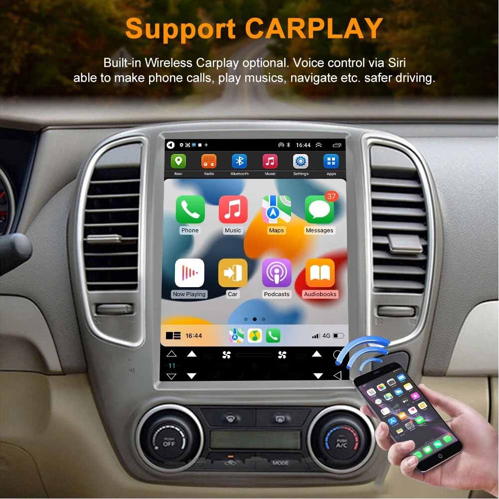 9.7” 2+32GB Car Radio Player For SYLPHY 2008-2025 Carplay Android 13.0 WIFI BT