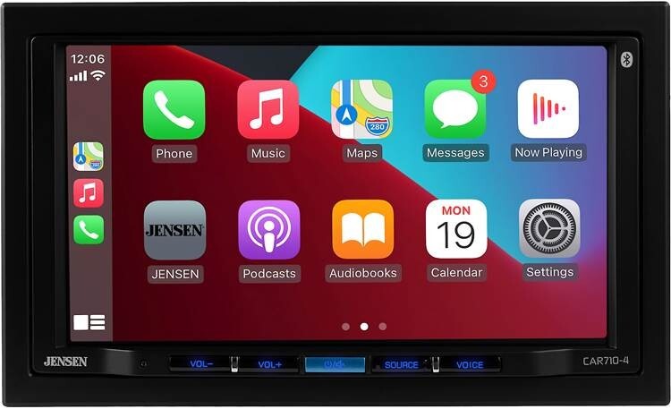 NEW Jensen CAR710-4CAM Digital Media, 2DIN, CarPlay/Android Auto & Rear Cam