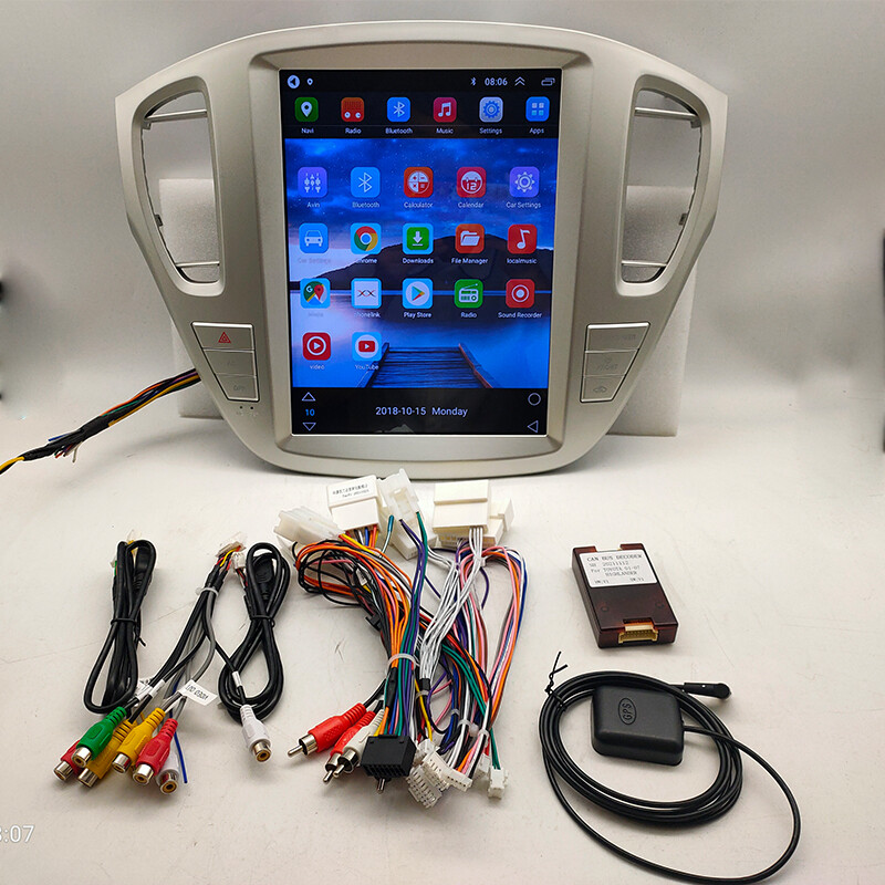 12.1″ Tesla Style Car Radio For Toyota Highlander 2001-2007 Gps Navigation