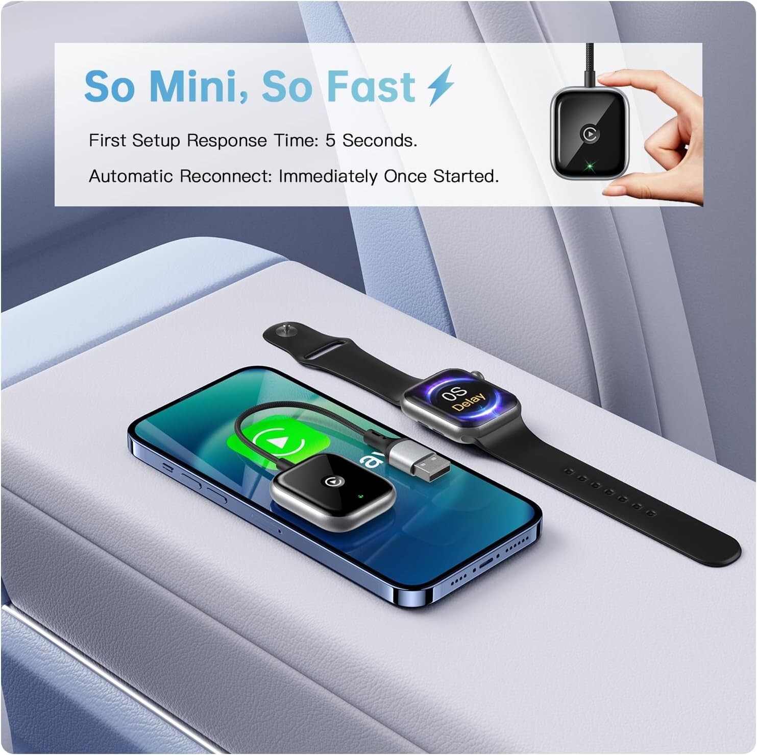 Wireless CarPlay Adapter for Apple CarPlay-NEW-U