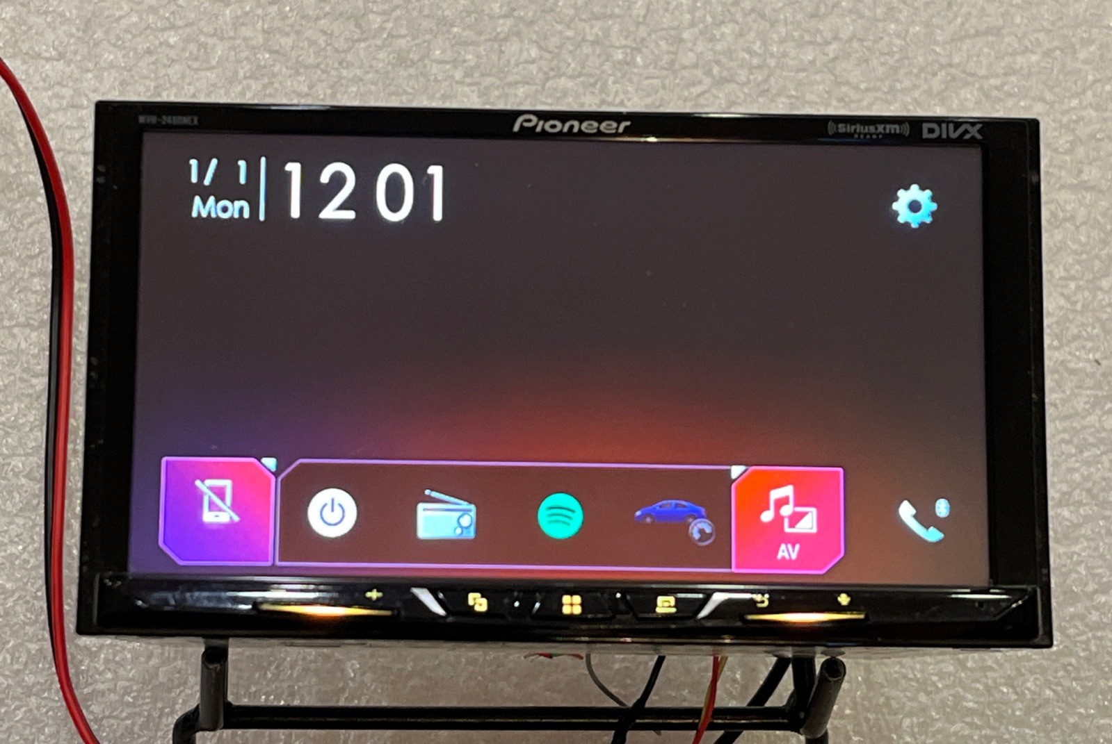 PIONEER MVH-2400NEX Touchscreen Bluetooth USB CD DVD Player