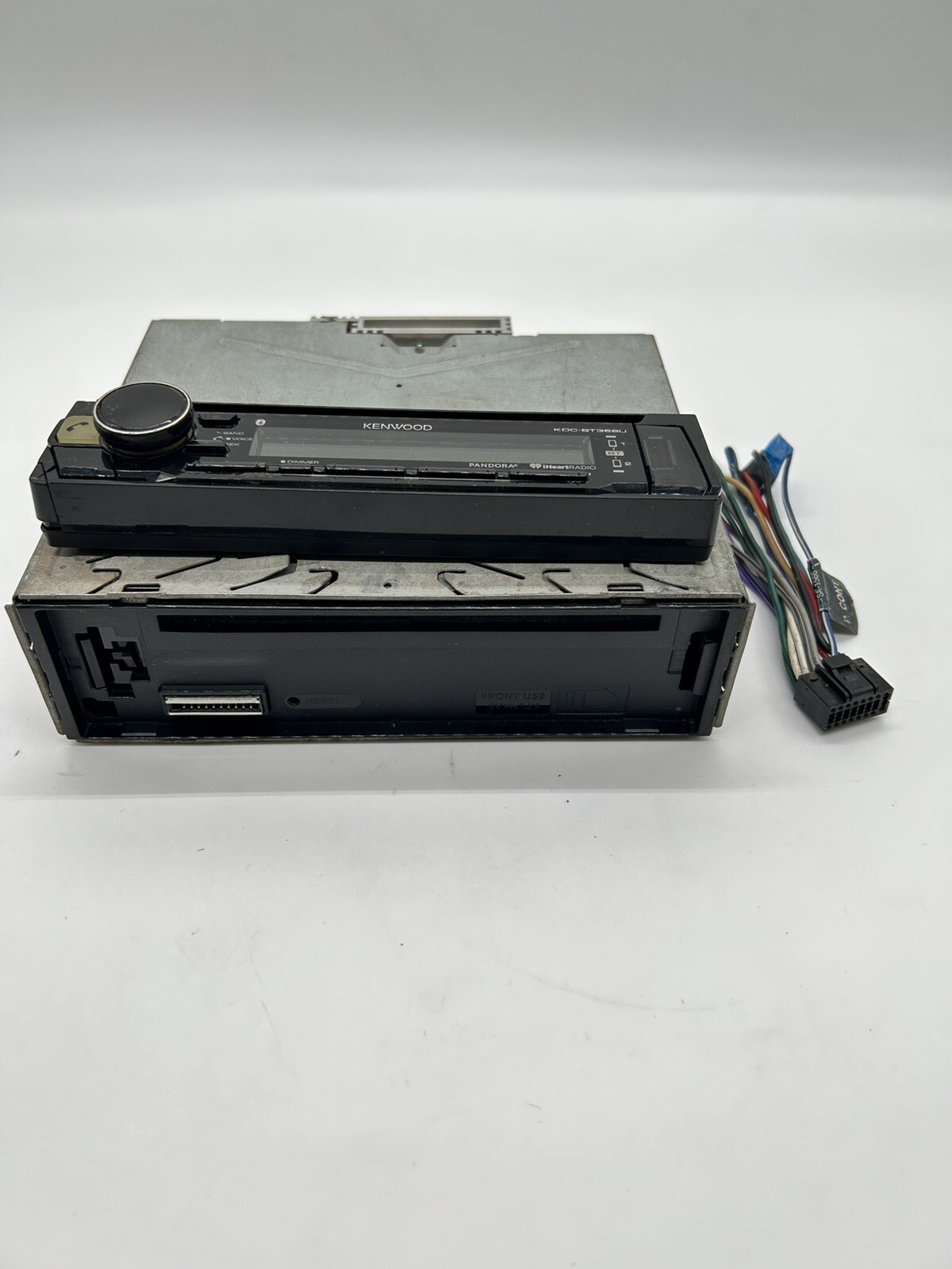 kenwood kdc-bt368u cd bluetooth receiver car stereo Powers On As Is *READ*