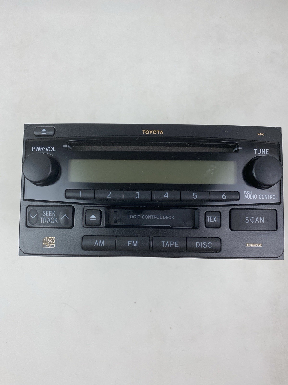 Toyota OEM Radio CD Cassette Player AM FM Stereo 86120-35281 Fujitsu Ten