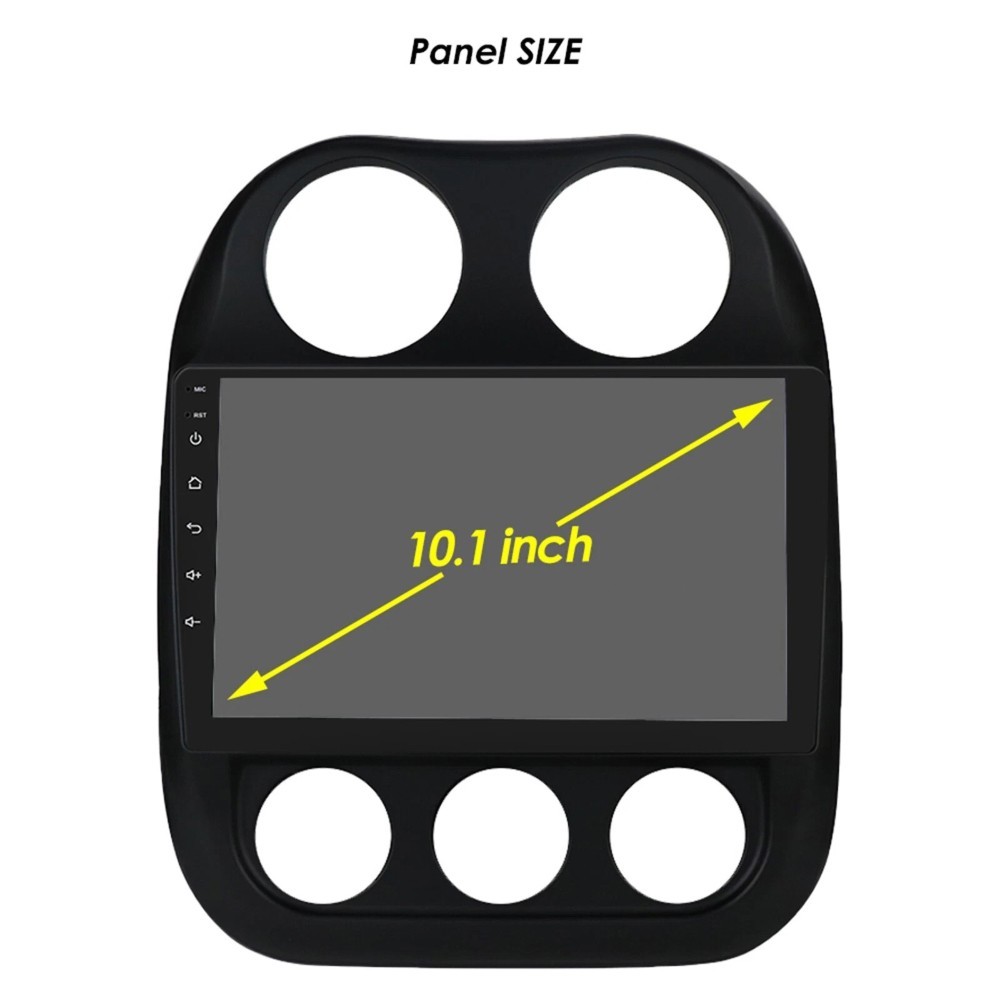 32GB Android 15 Car Radio For Jeep Compass 2009-16 Apple Carplay GPS Navi Stereo