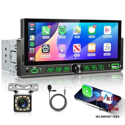 6.86″ Touch Screen Car Stereo with Wireless Carplay & Android