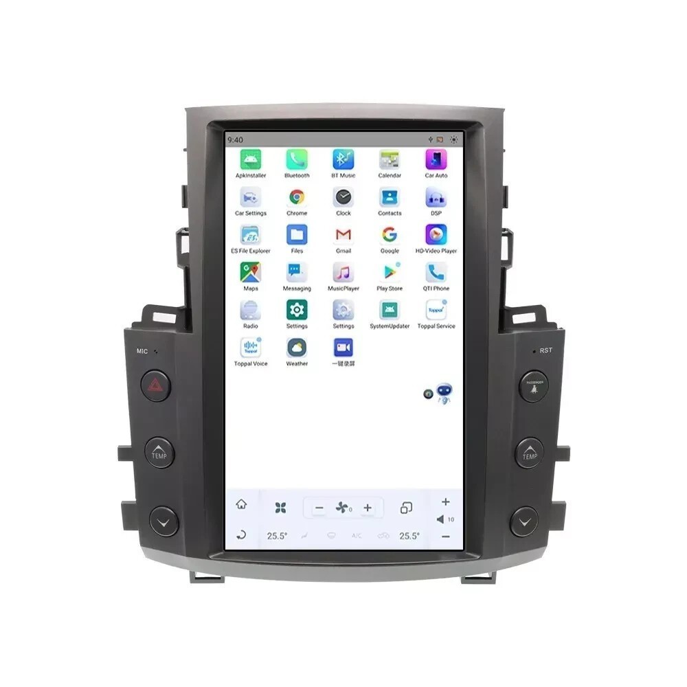 8+128GB 13.6″ Large Screen Car Stereo GPS Navi Carplay For Lexus LX570 2007-2015