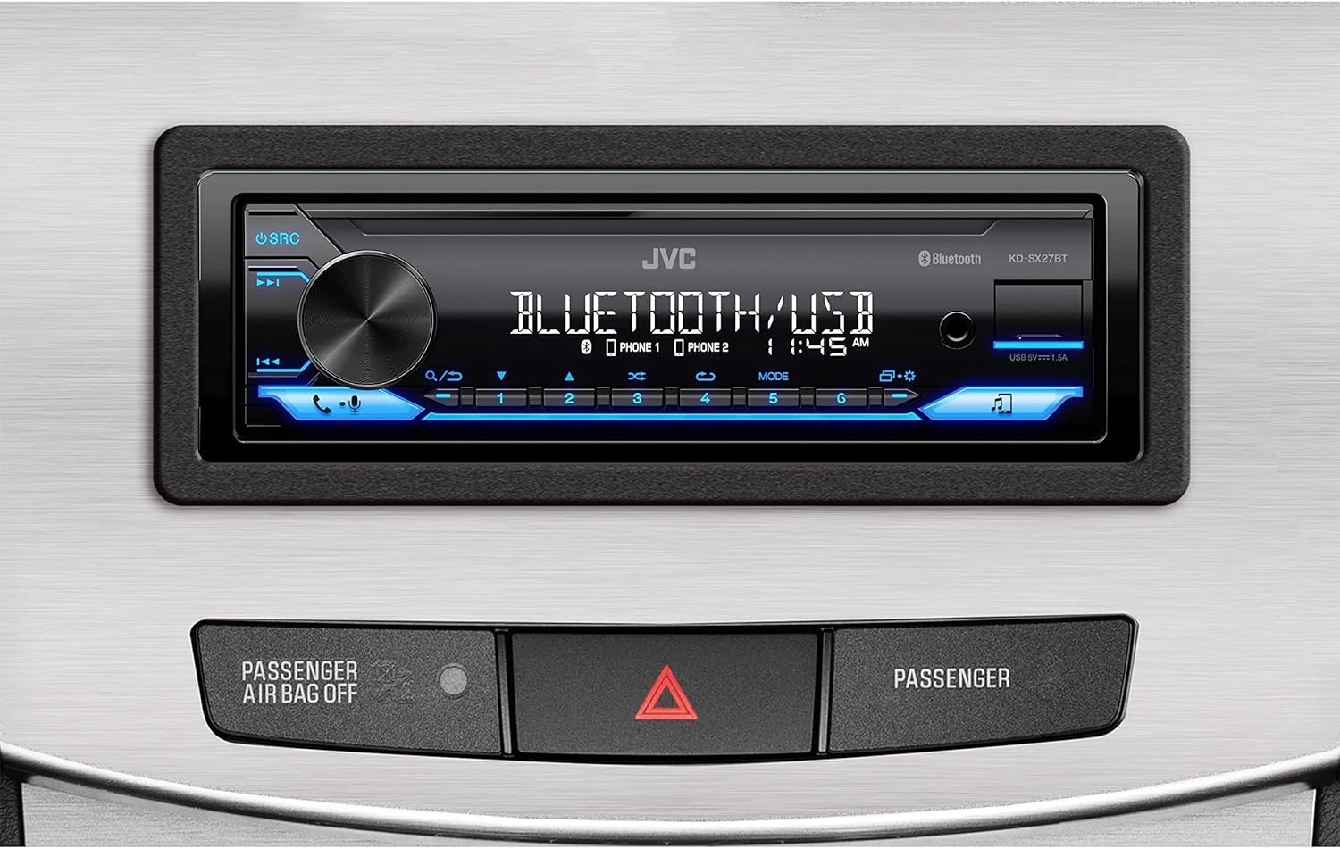 KD-SX27BT Compact Car Stereo: Enhanced Audio & Bluetooth for Seamless Streaming