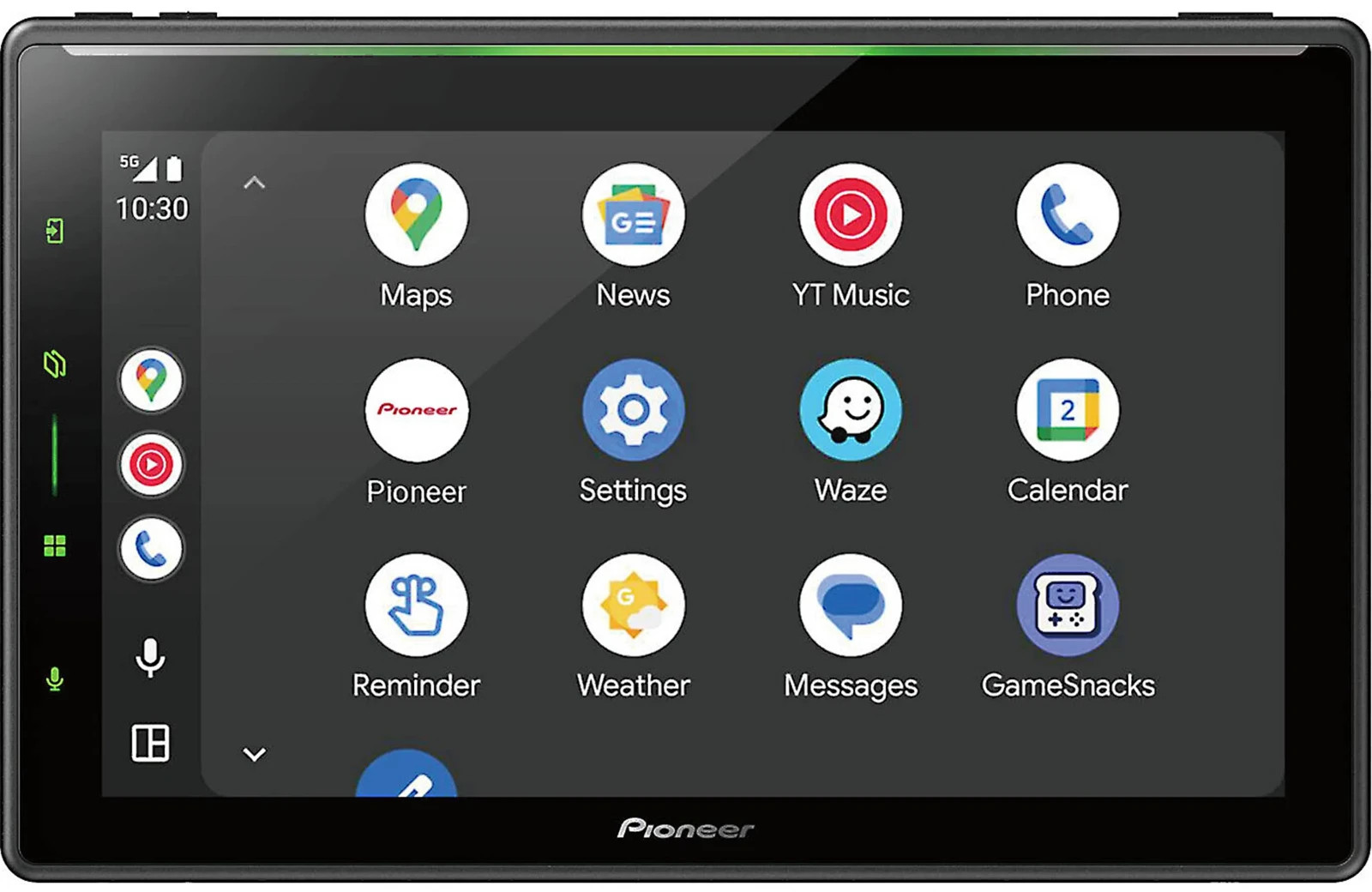Pioneer 10.1 Inch Floating 1-DIN Receiver Dolby Atmos Wireless CarPlay