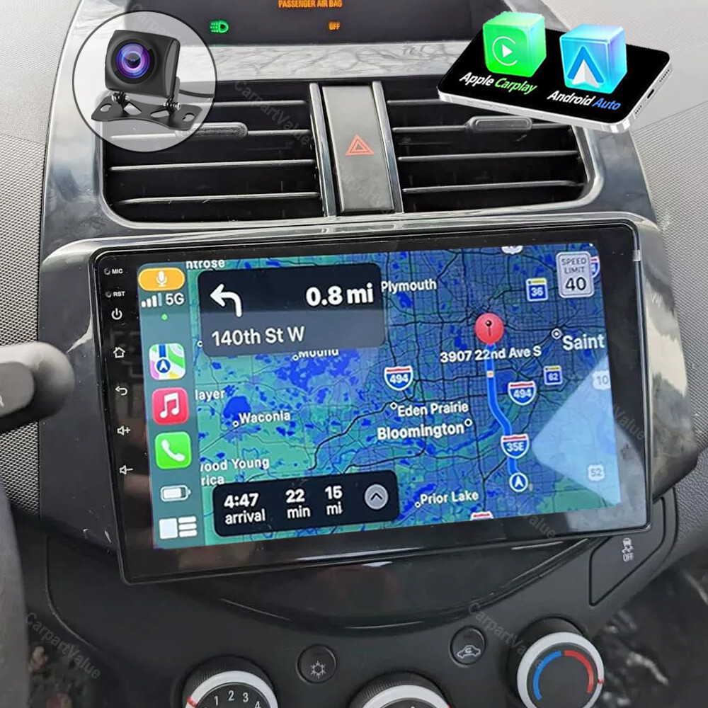 Car Radio Stereo Carplay For Chevrolet Spark 2+32G 9in BT Head Unit