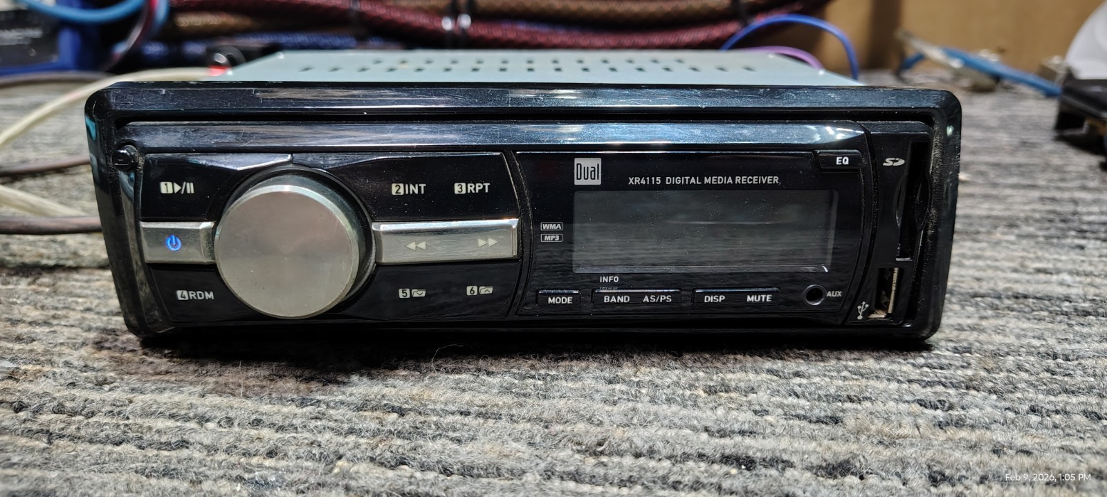Dual Electronics XR4115 Digital Media Receiver (No CD)/MP3/USB In Dash Receiver