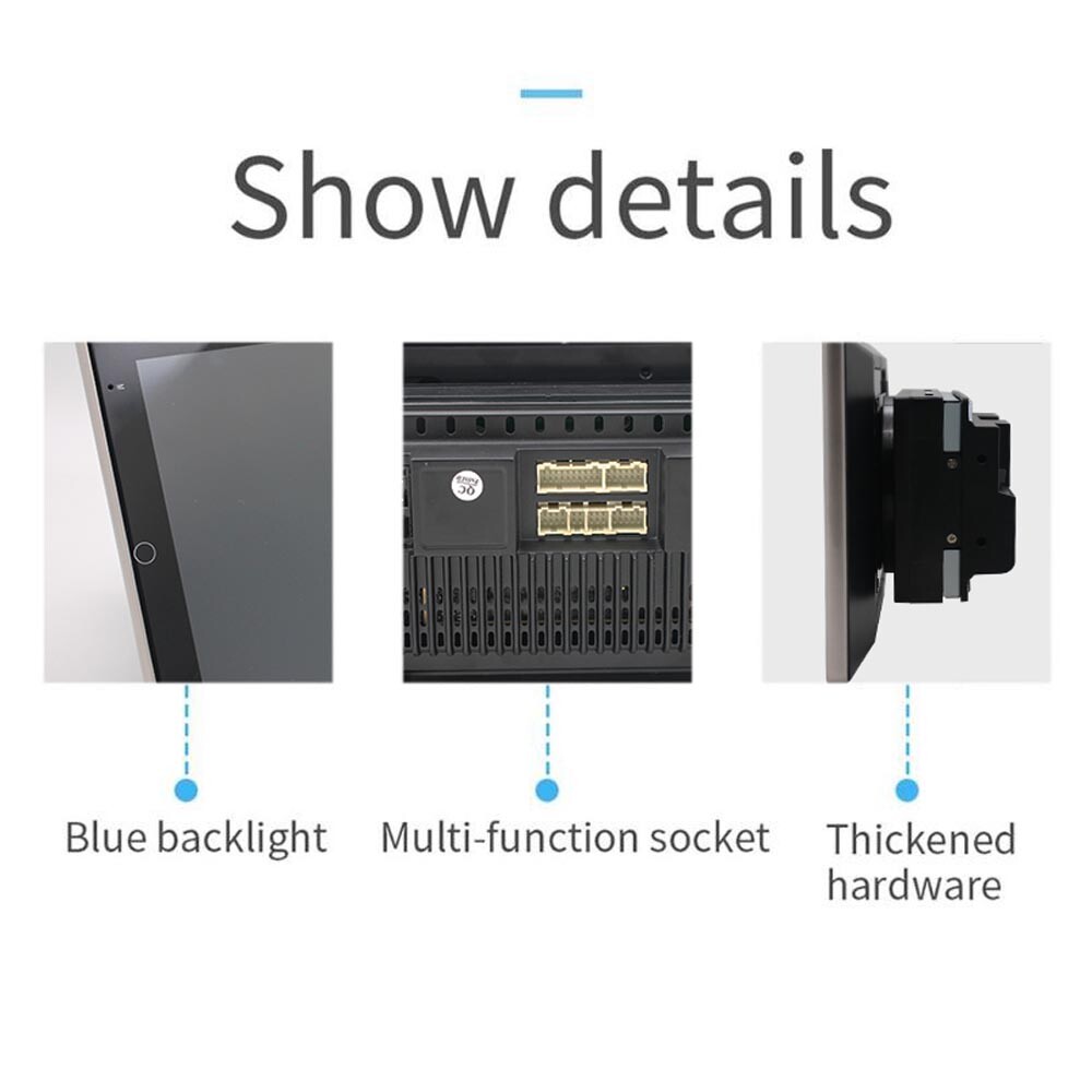 Android 11.0 10.1″ Rotatable Screen Car Stereo Radio GPS Wifi 2Din FM OBD 2+16GB