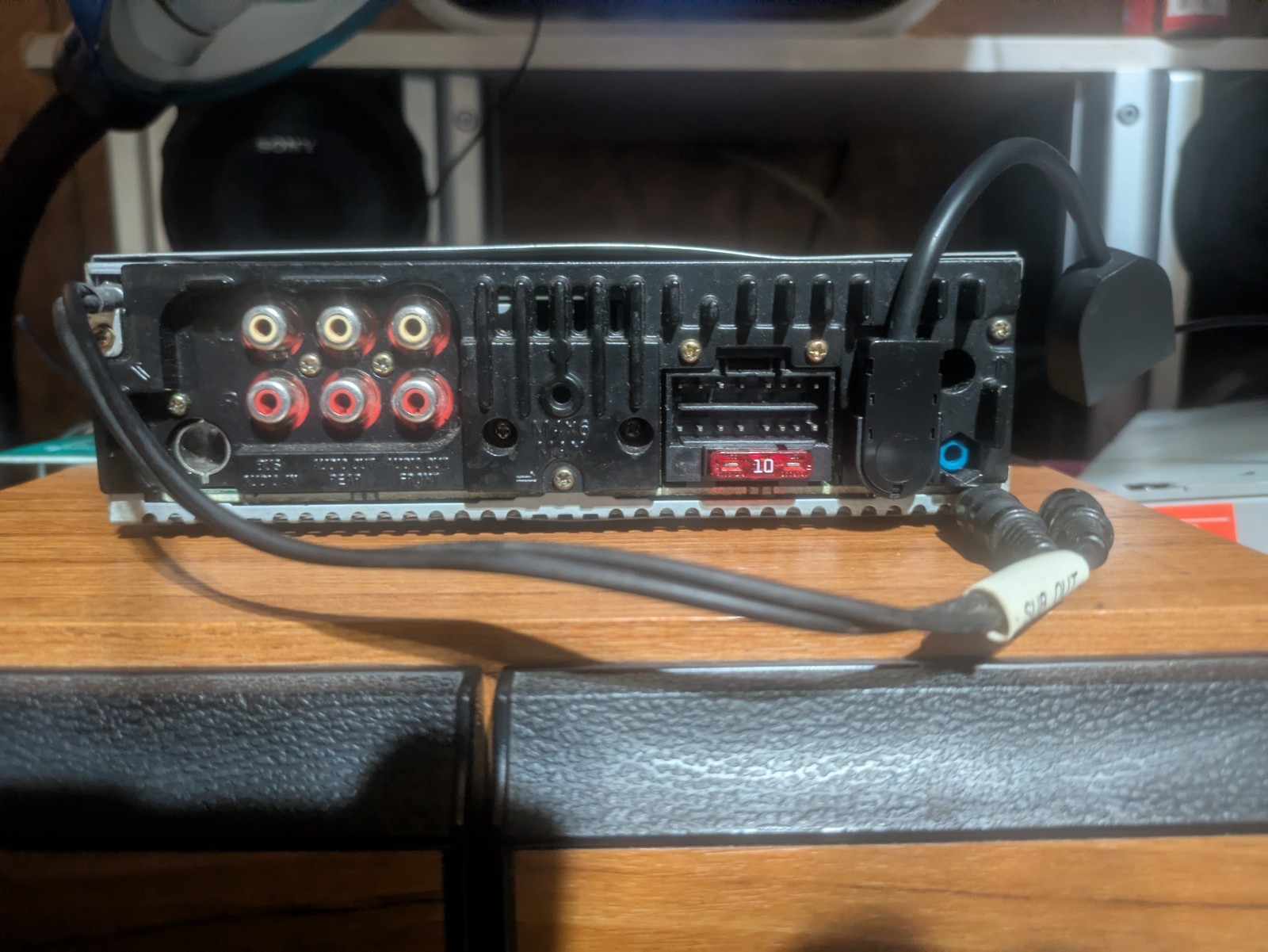 VTG Sony Flagship Mobile ES CDX C8050X CD Car Stereo BT Audio Spectrum Analyzer