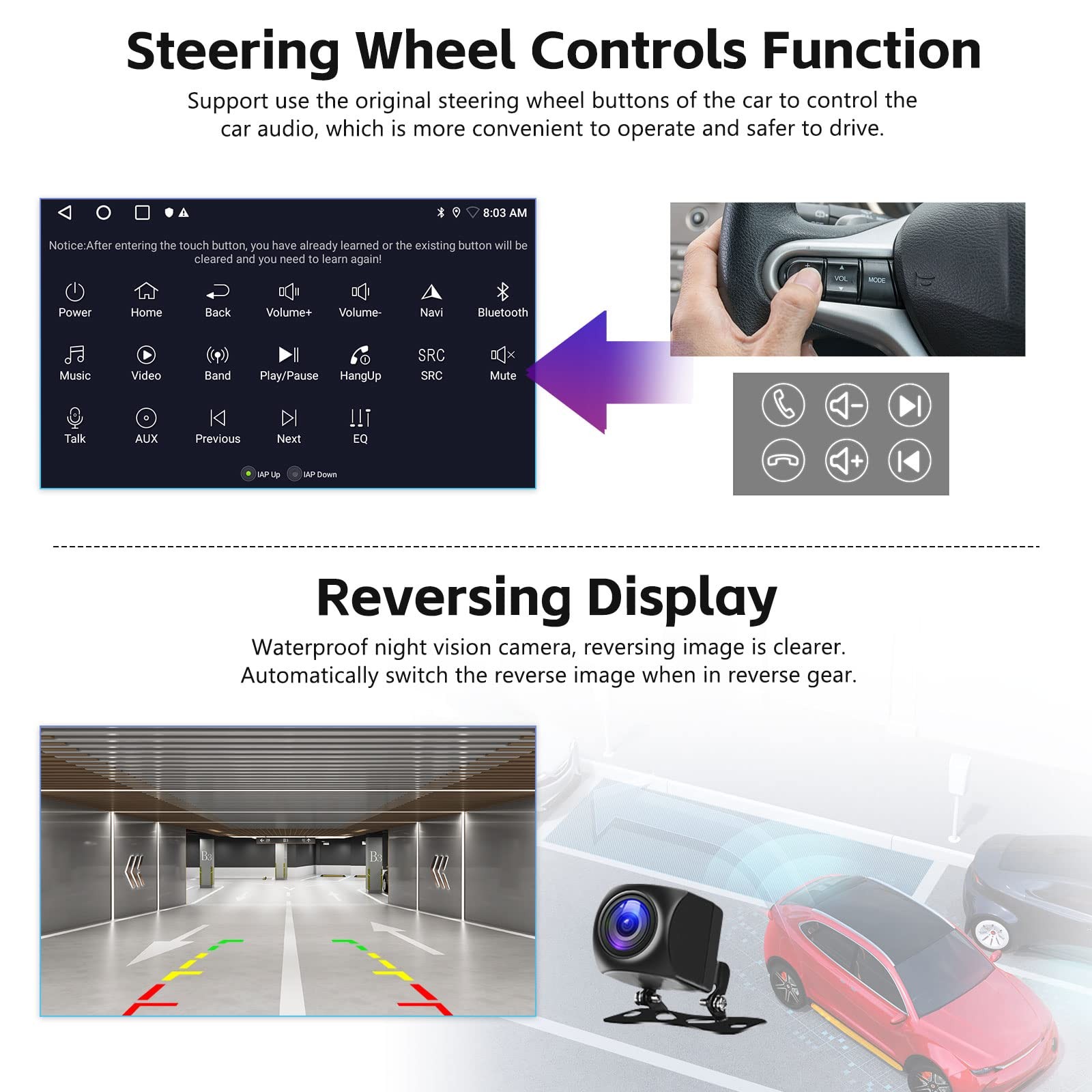 Sixtop 264G Android Car Stereo For Hyundai Elantra 2011 2012 2013 Wireless