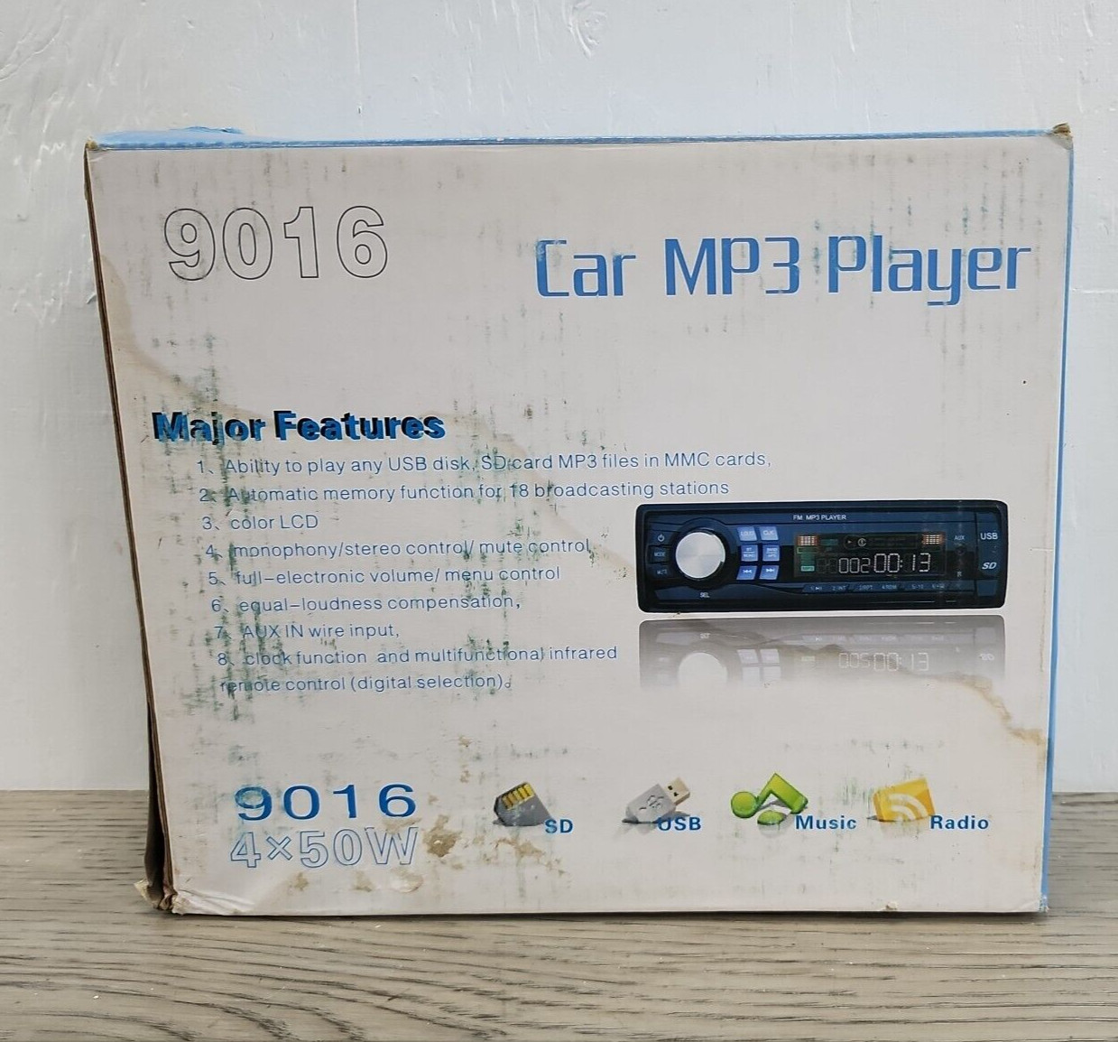 Car MP3 Player 9016 4x 50w – SD, USB, Music & Radio (A)