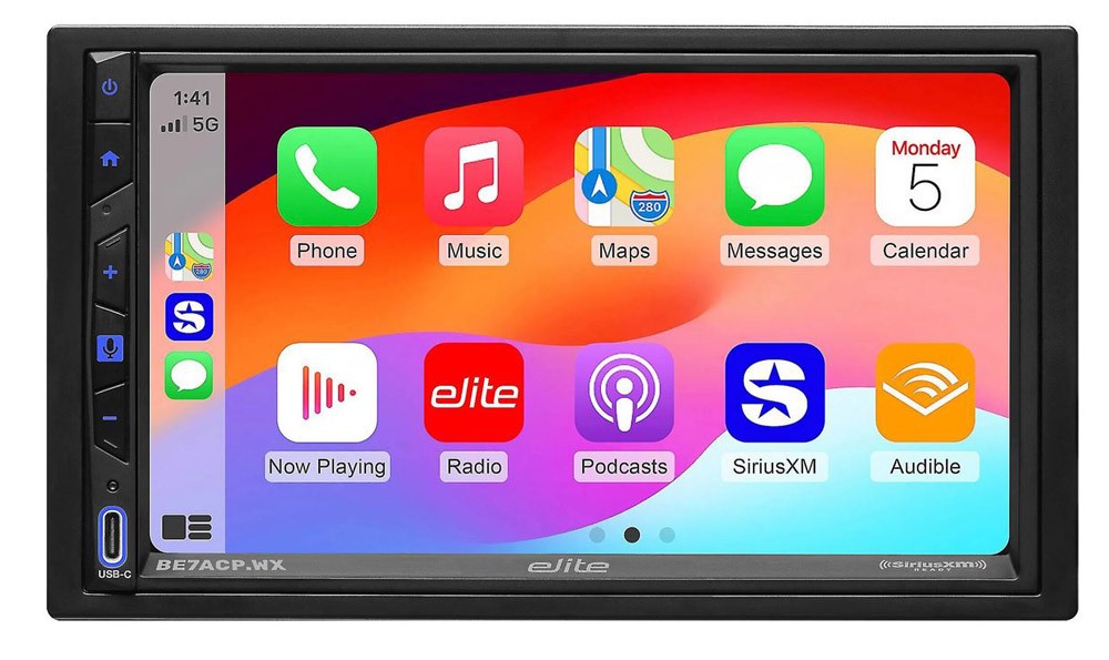 BOSS Audio Elite BE7ACP.WX Double DIN 7 Inch Car Stereo Wireless Apple CarPlay