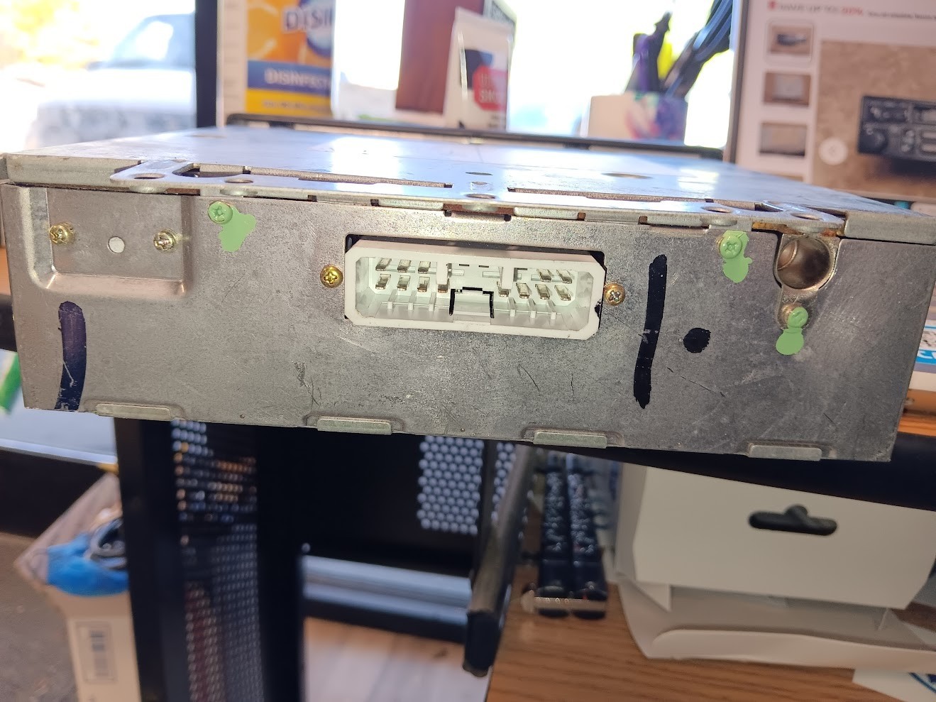 Honda AM FM Cassette 1000 Stereo Head Unit Civic CRX 08A01-001-310AH UNTESTED
