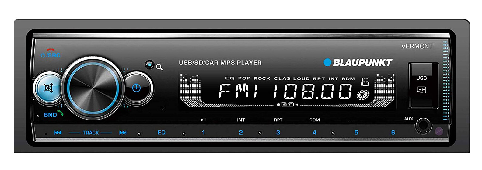 Blaupunkt VERMONT 72 Bluetooth Receiver + 4x Audiobank AB-674 6.5″ Speakers