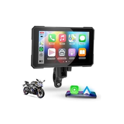 Motorcycle Carplay GPS Navigation System, Wireless Carplay Android Auto, with