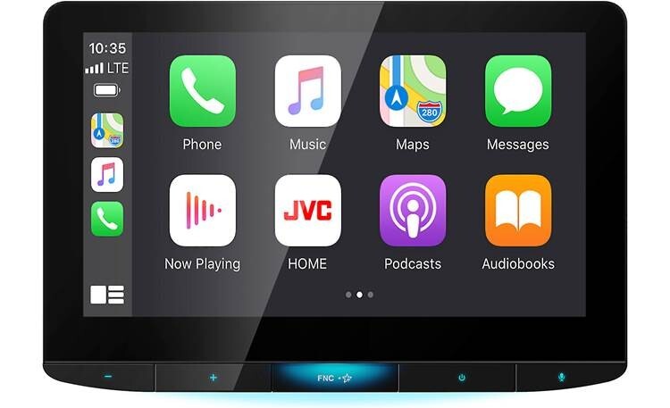 JVC KW-Z1000W Digital Media Receiver featuring 10.1″ HD Screen