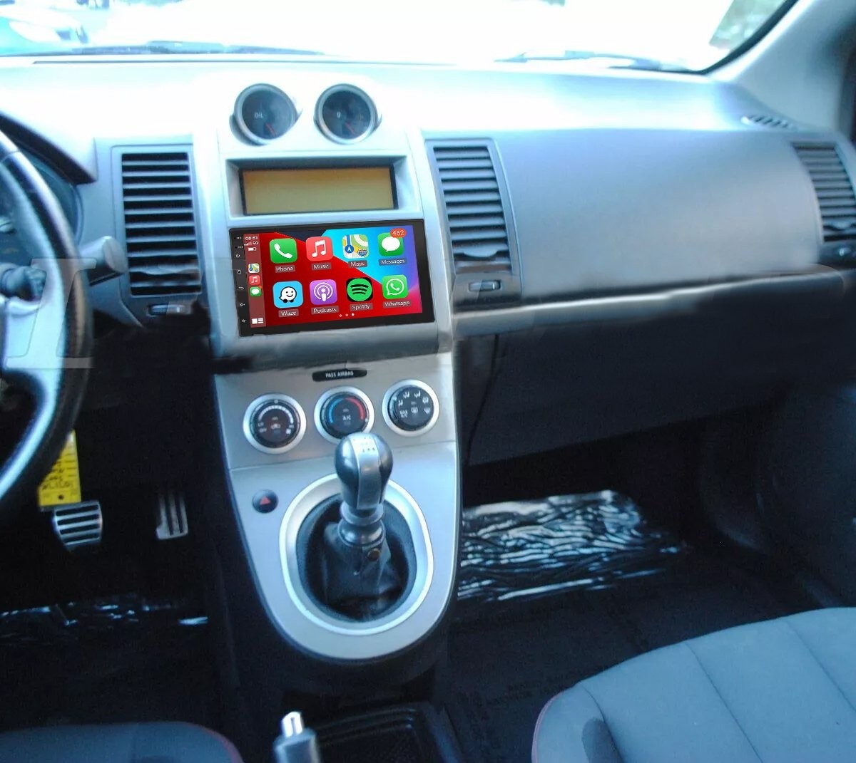 For 2007-2012 Nissan Sentra 7″ Android 13 Apple Carplay Car Stereo Radio 64G CAM