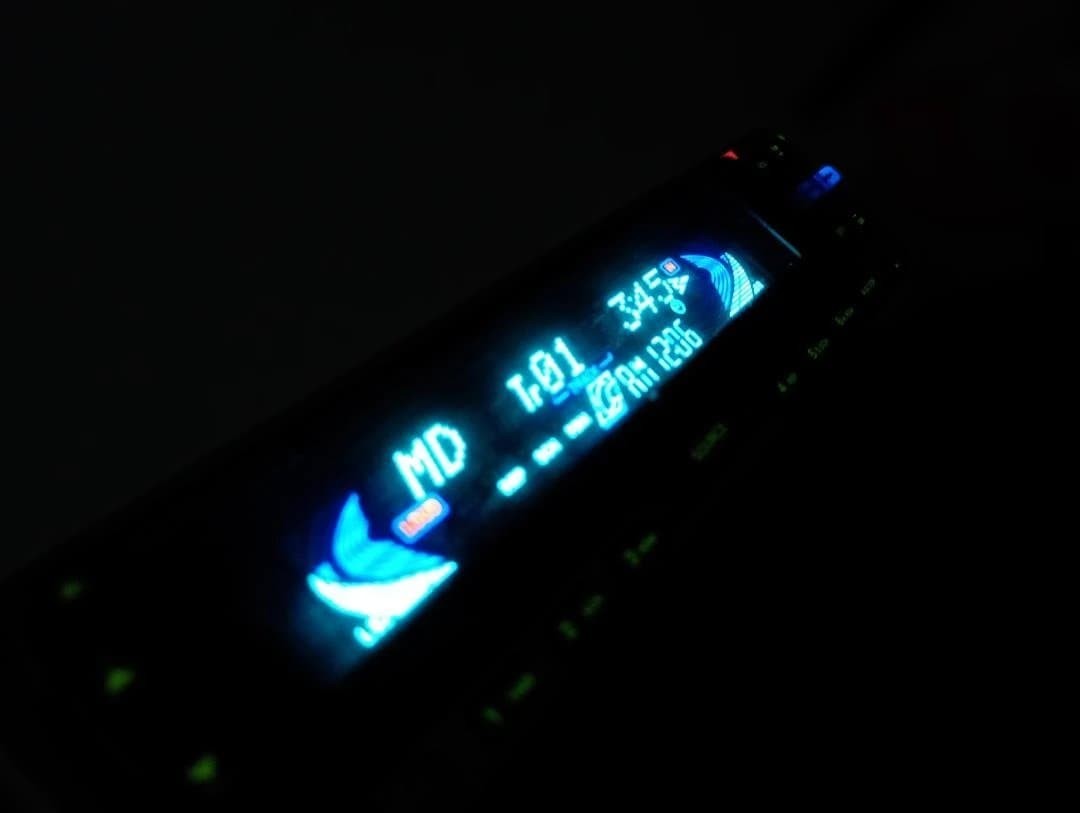 KENWOOD M707 Car Audio MD Player FM AM Tuner 40W x4 Tested Working
