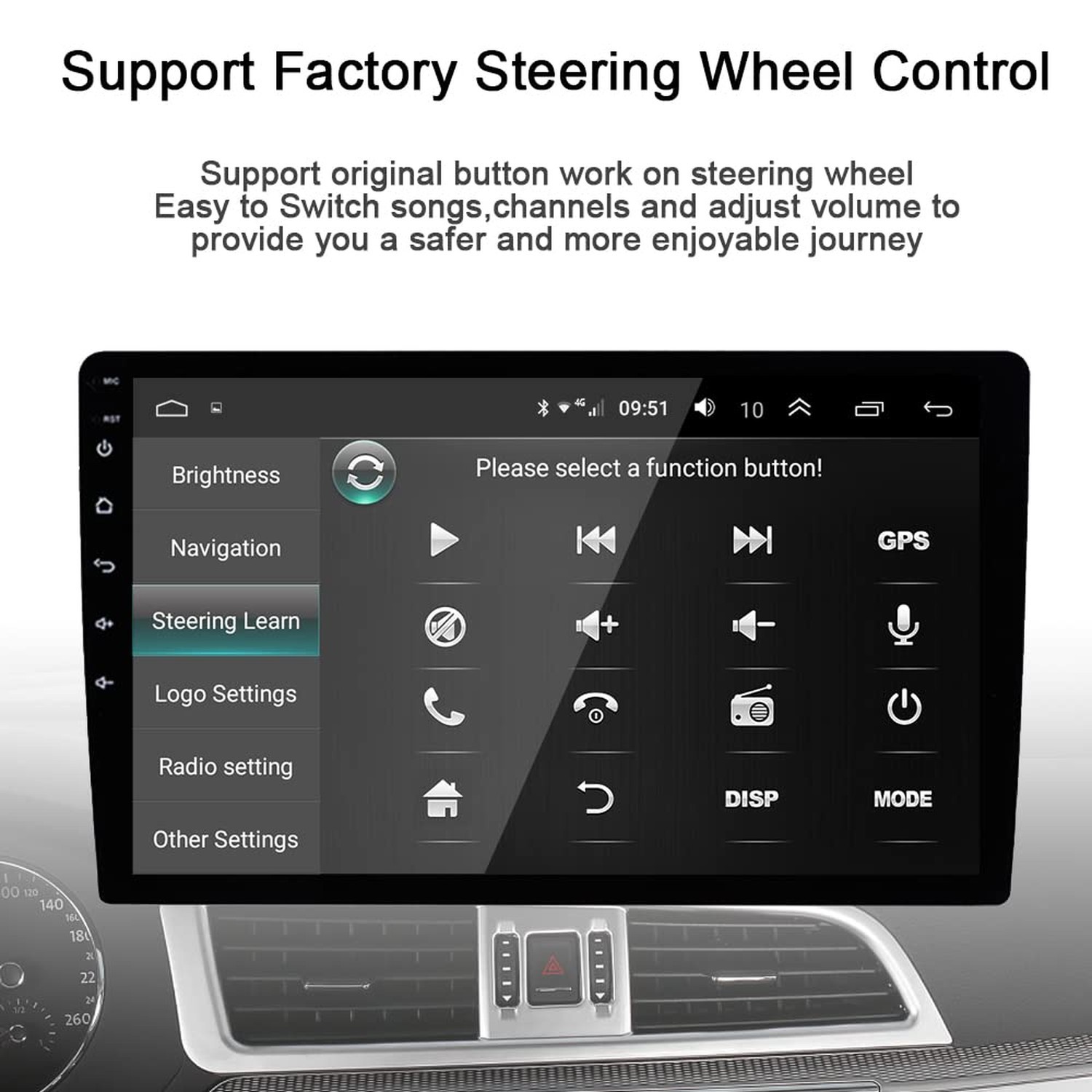 for Jeep Patriot Compass Radio 2017-2019 Car Stereo Wireless/Wired Apple Carp…