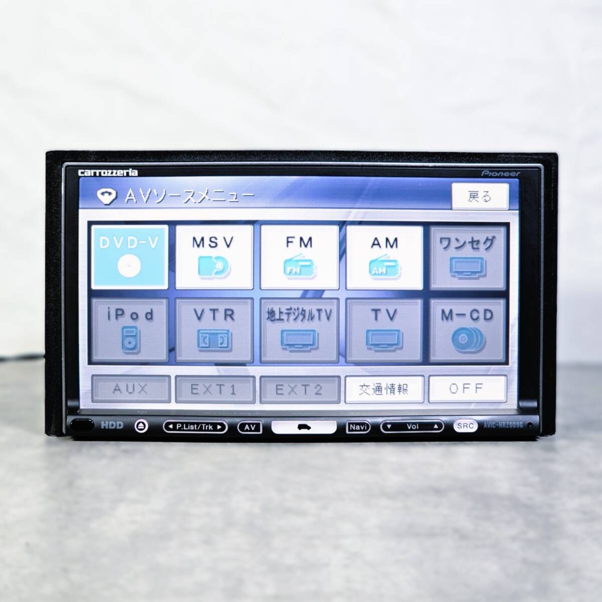 Zx1671 | Operation confirmed | Carrozzeria AVIC-HRZ009G HDD Navigation Map 2007