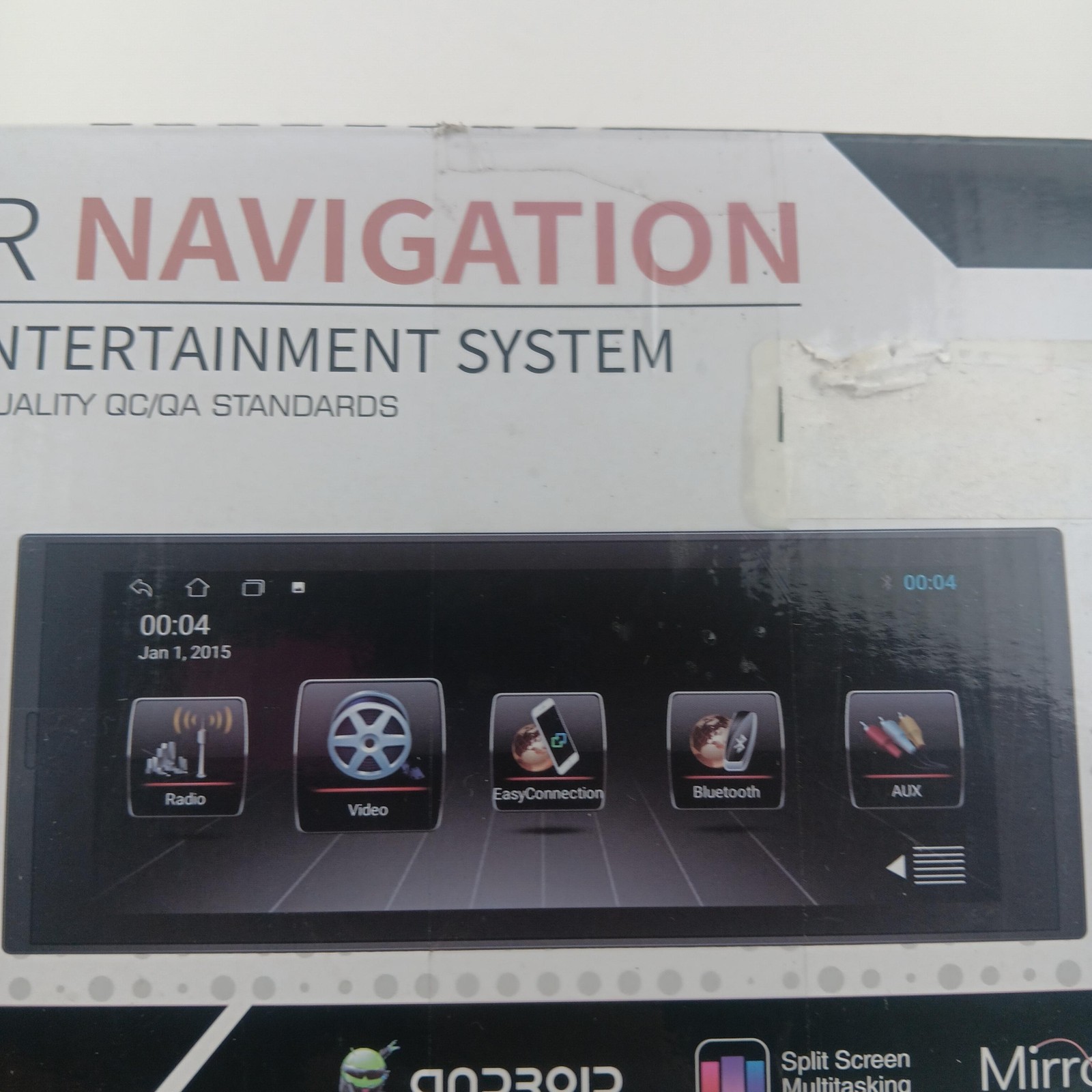 Car Navigation MP5 Player SP7069 Touchscreen 2 DIN Android GPS Bluetooth Black