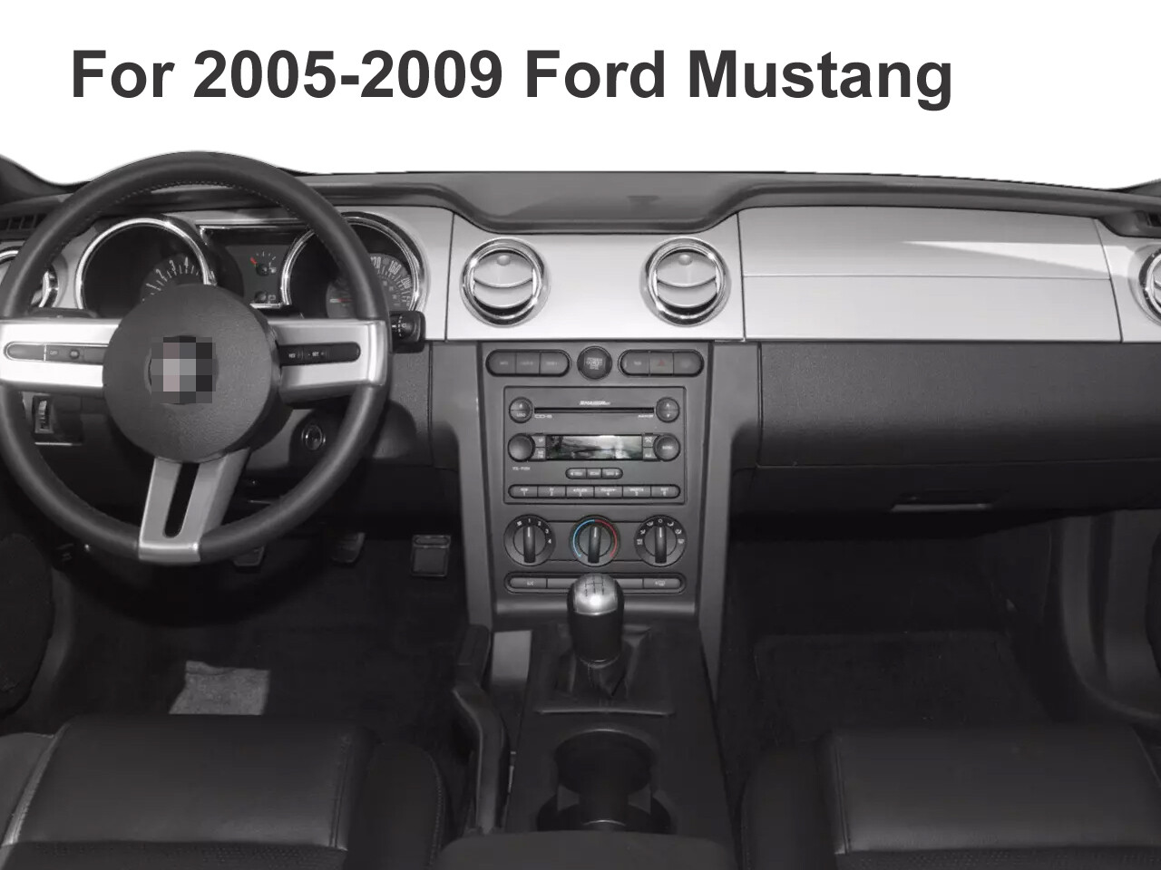 for Ford Mustang 2005-2009 Radio , 4+64G Android 13 , Apple CarPlay Android Auto