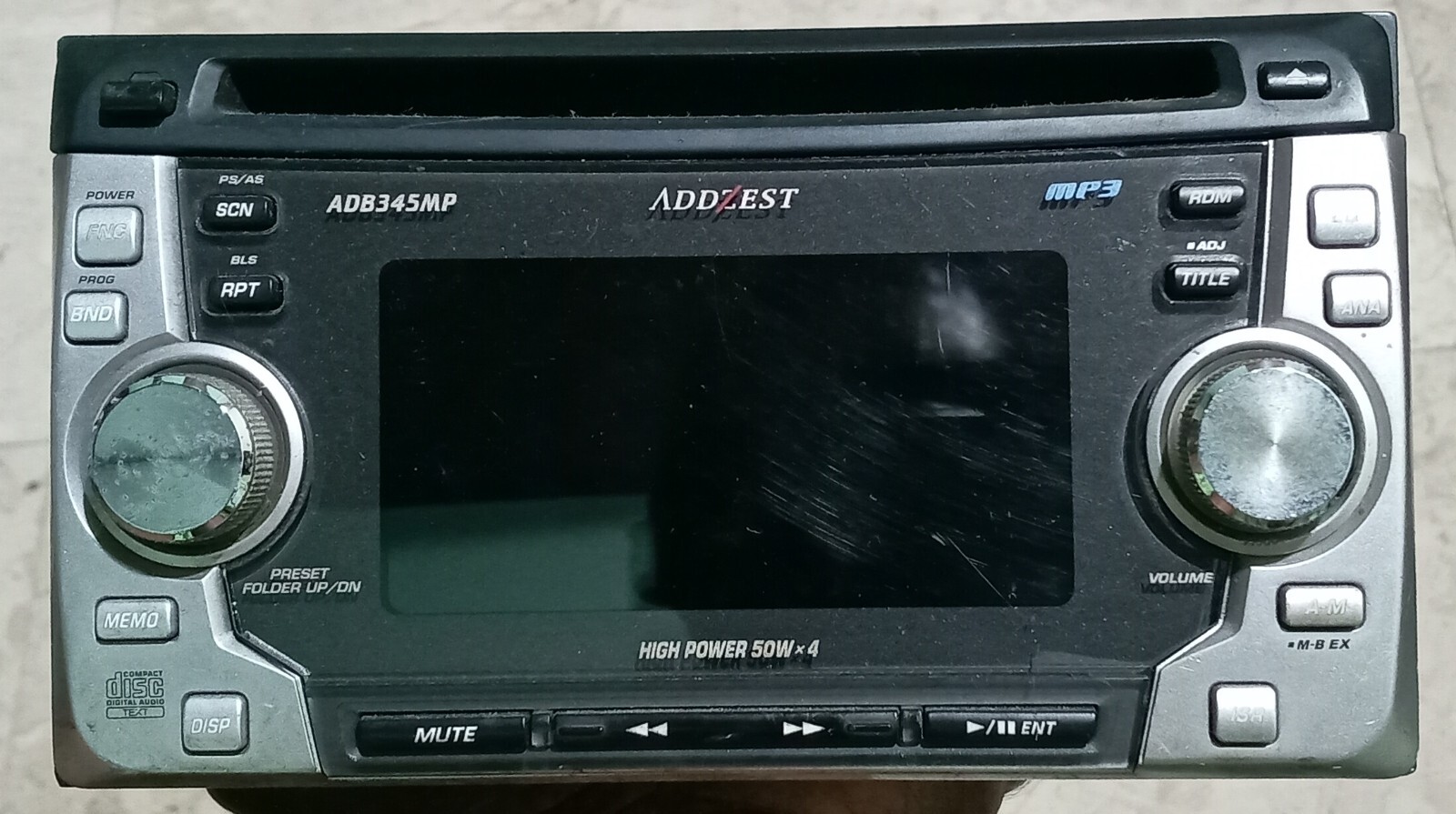 Addzest ADB345MP CD Tuner Cassette deck Old school JDM