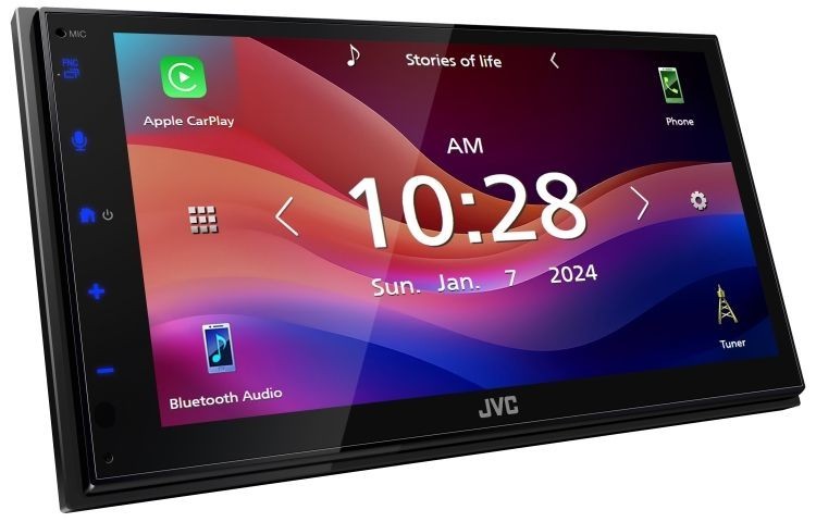 JVC KW-M595BT 6.8″ Multimedia w/ CarPlay & Android Auto Compatibility KWM595BT