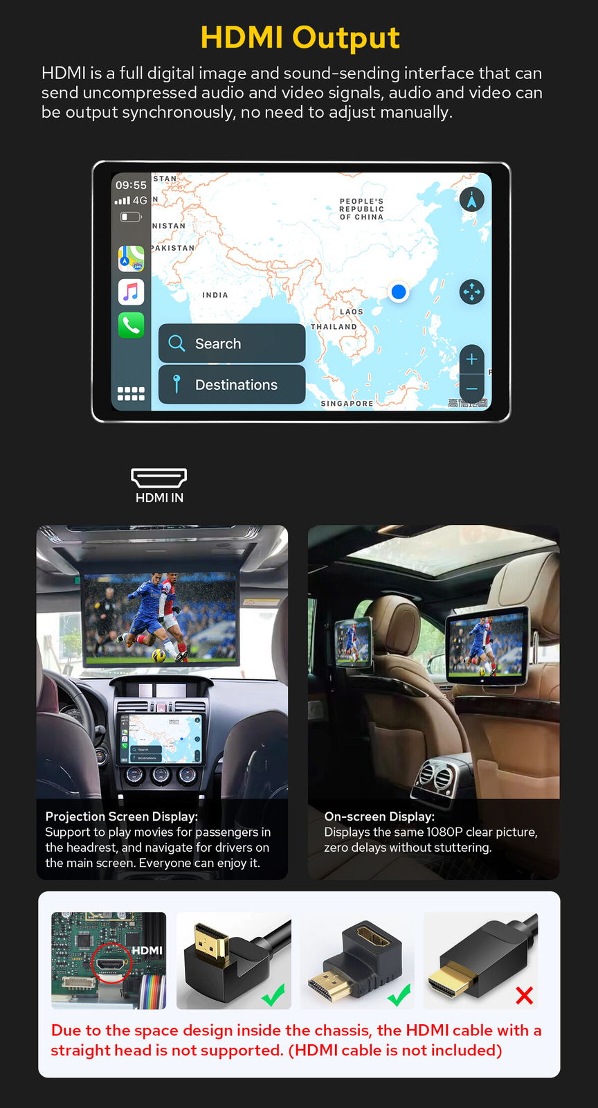 10.1″ Android Auto Radio 1280X800P Screen For 2012-2016 Subaru Forester Impreza
