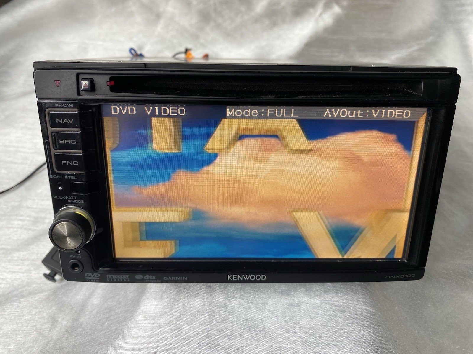 Kenwood DNX5120 Navigation Receiver, Double DIN CD, DVD, XM, Bluetooth Tested