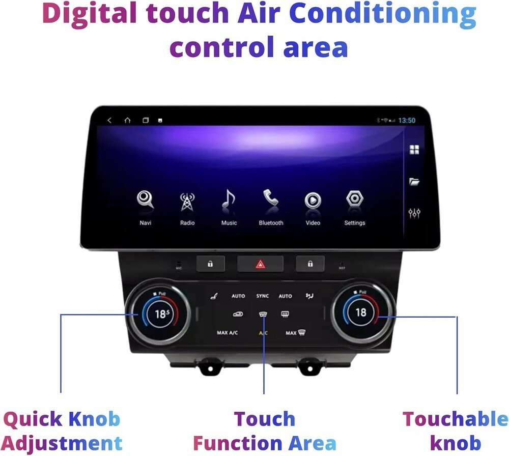 12.3”HD Car Radio GPS Navigation Android 6+128GB For Chevrolet Camaro 2010-2015