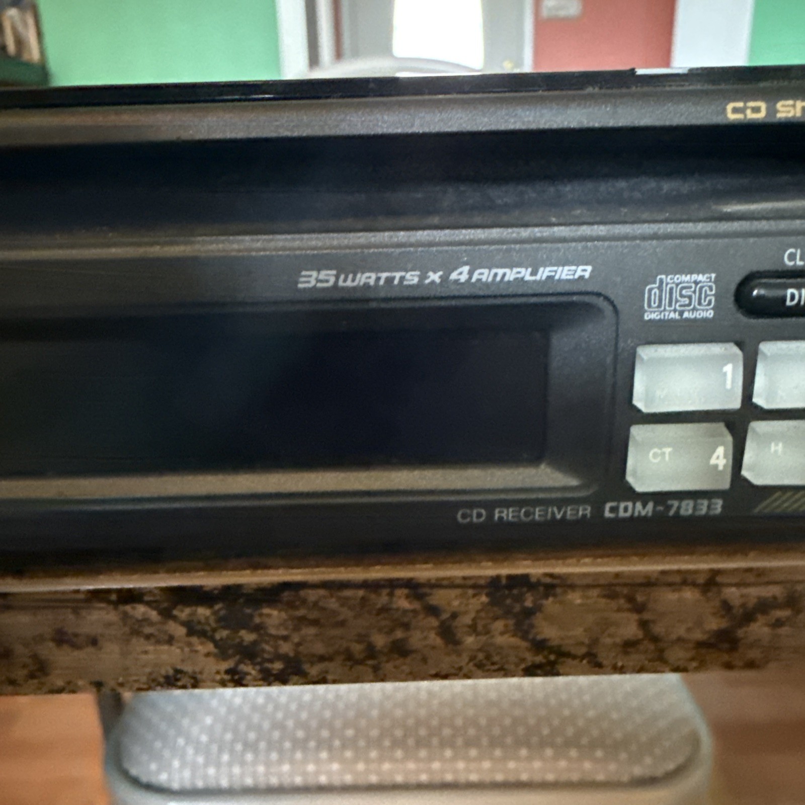 ALPINE CDM-7833 CAR STEREO CD Player VINTAGE RARE!