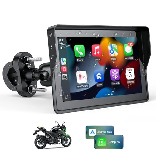 Motorcycle Carplay GPS Navigation System with Apple Carplay and Android 5 Inch