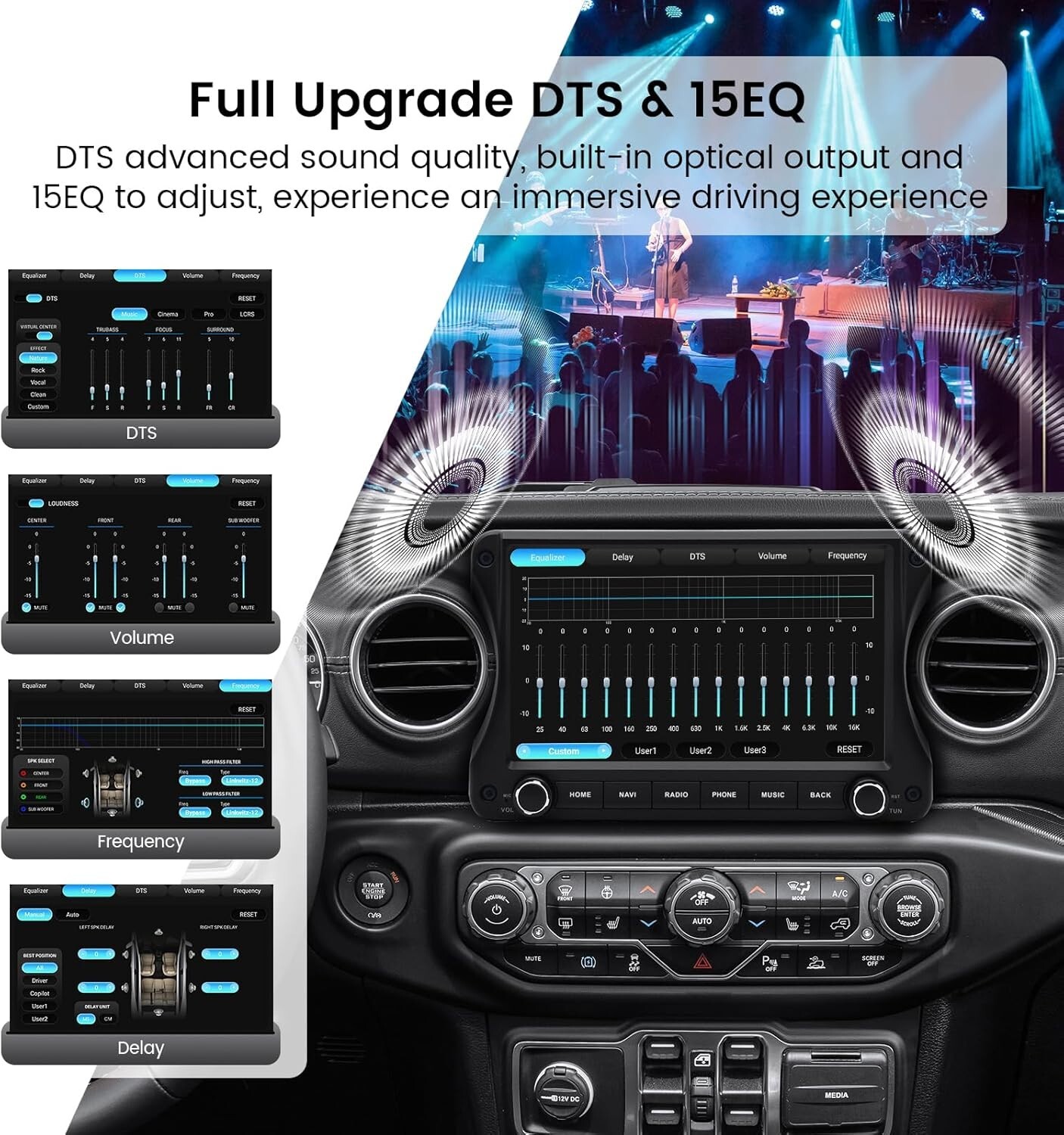 Android 13 10.2″ Car Radio for Jeep Wrangler JL/Gladiator JT 2018-2022 CarPlay