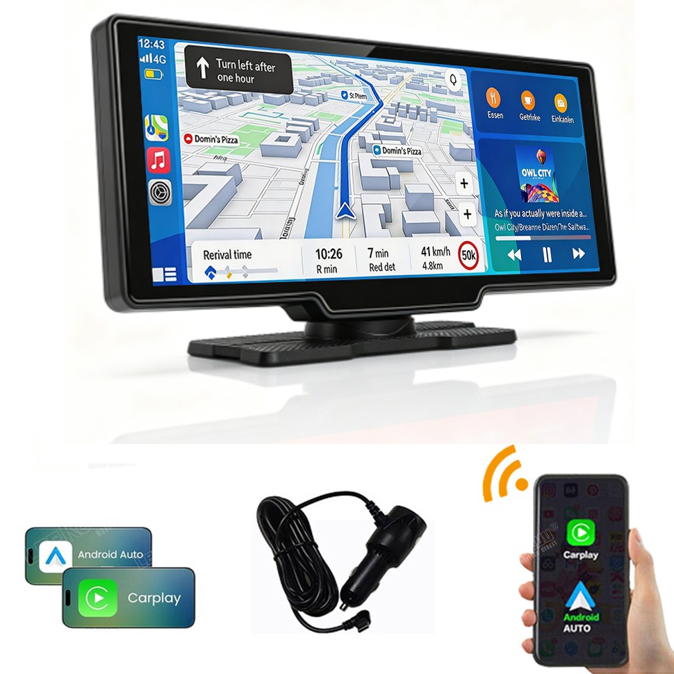 10.26 Apple CarPlay Android AUTO Airplay Universal Smart Player Support Radio