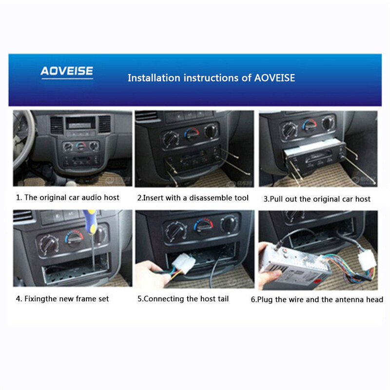 Single Din Car Stereo MP3 Player In-Dash Audio Radio Bluetooth FM AUX USB TF SD