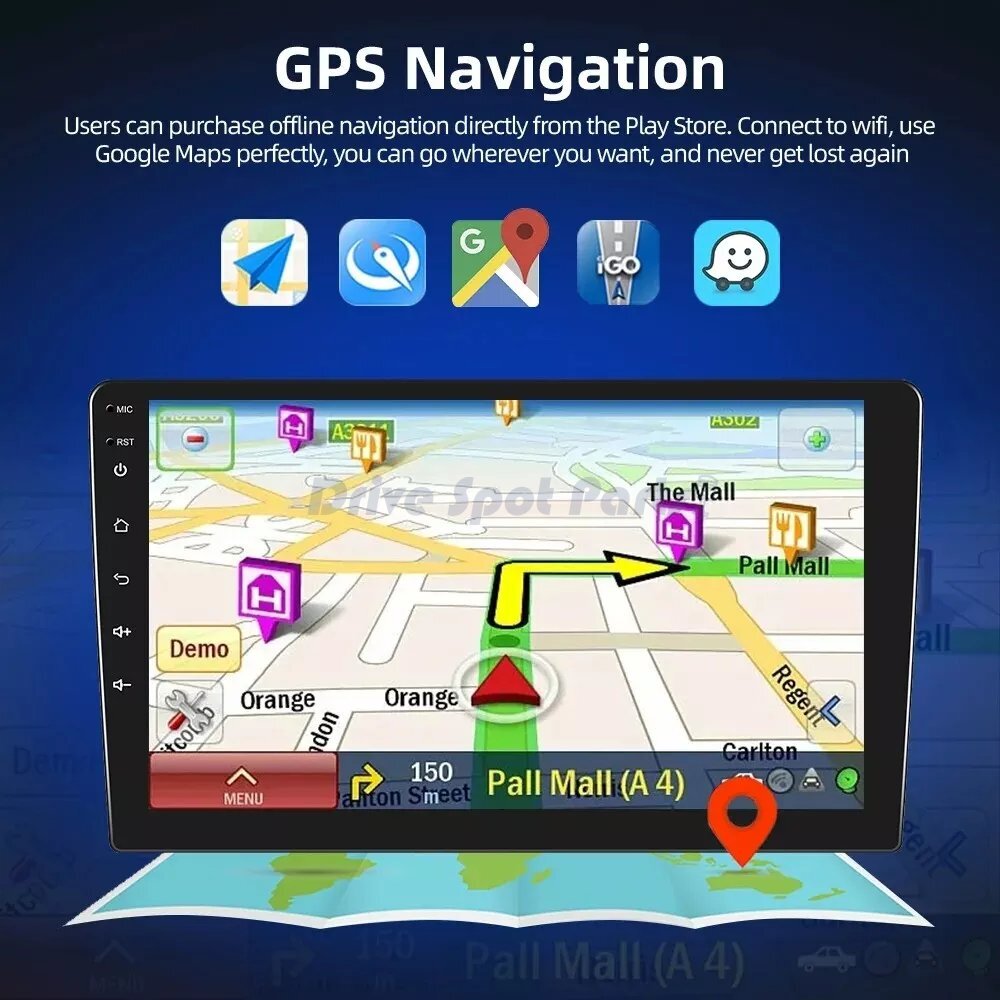 8″ Car Stereo Radio GPS Navi WIFI 2+32G For GMC Yukon Chevy Silverado Android 13