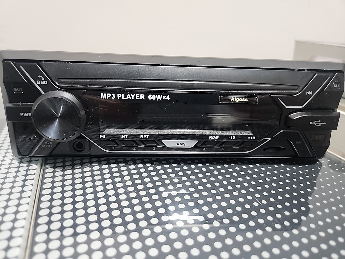 Upgrade Audio Systems 60Wx4 Car Stereo, Bluetooth, MP3, USB, Aux In, AM/FM Radio