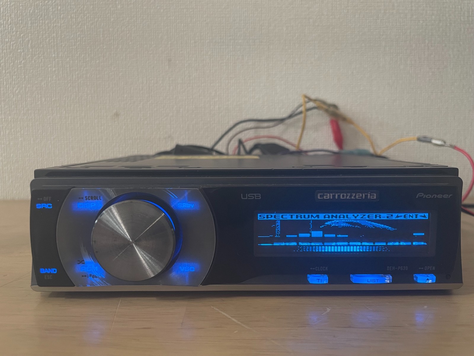 Pioneer Carrozzeria DEH-P630 1Din Car Audio CD Player Operation Confirmed