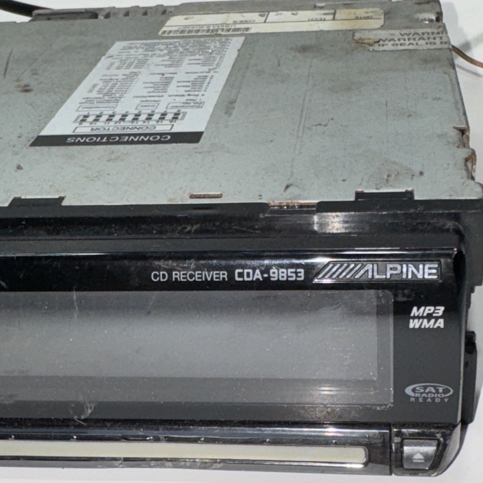 Alpine CDA-9853 CD Receiver GOR PARTS OR REPAIR