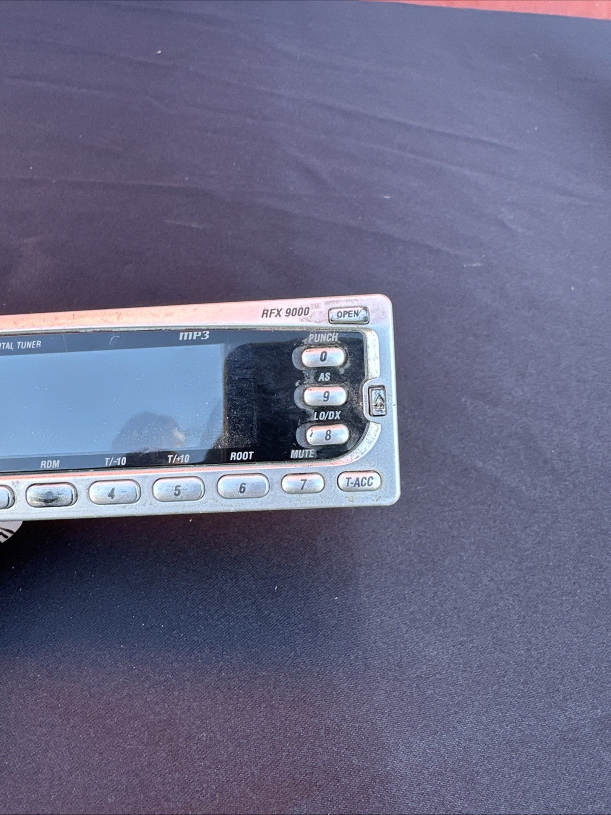 Rockford Fosgate RFX-9000 Faceplate only *UNTESTED *READ For PARTS OR REPAIR
