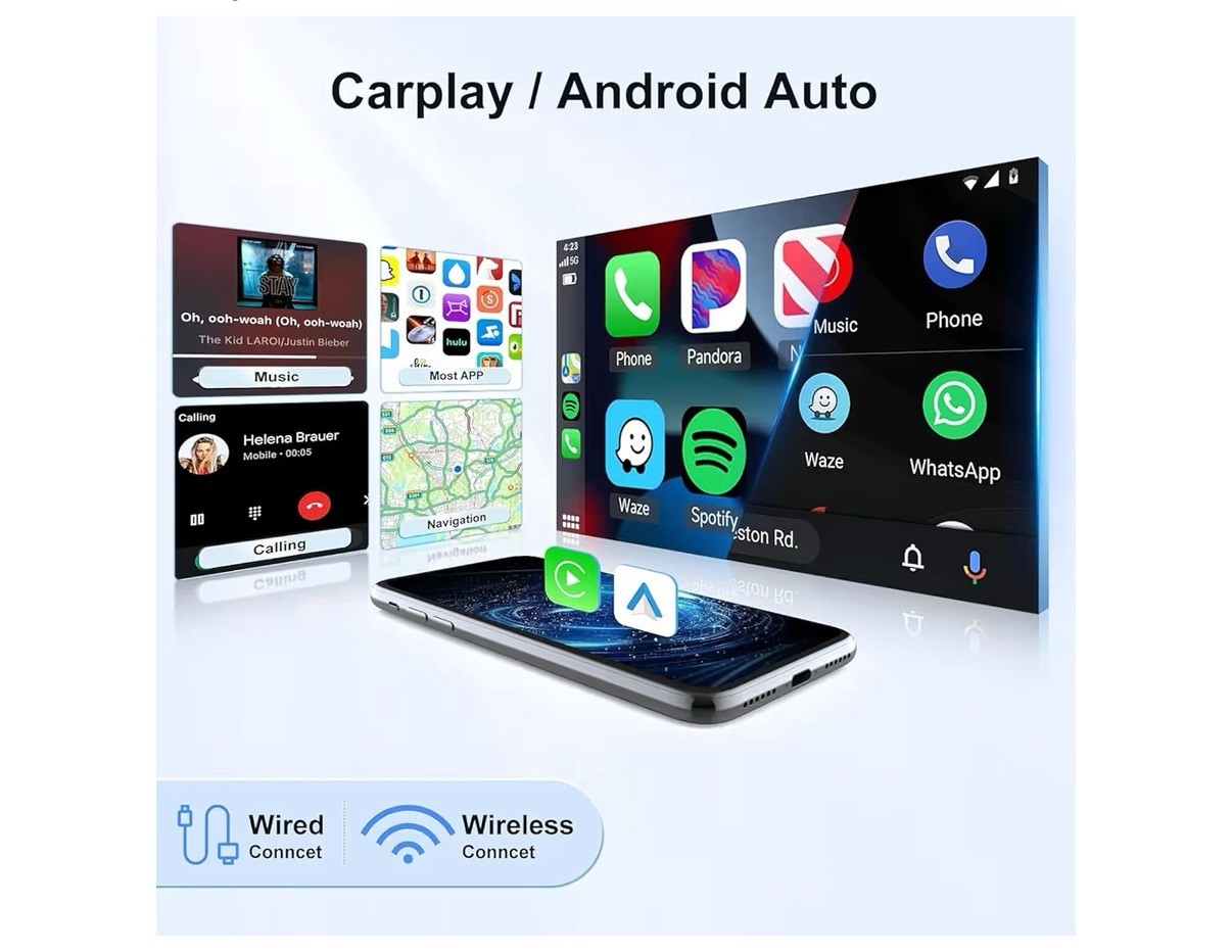 Podofo Car Radio for Honda CRV 2012-2016 Wireless Apple CarPlay 9” Touchscreen