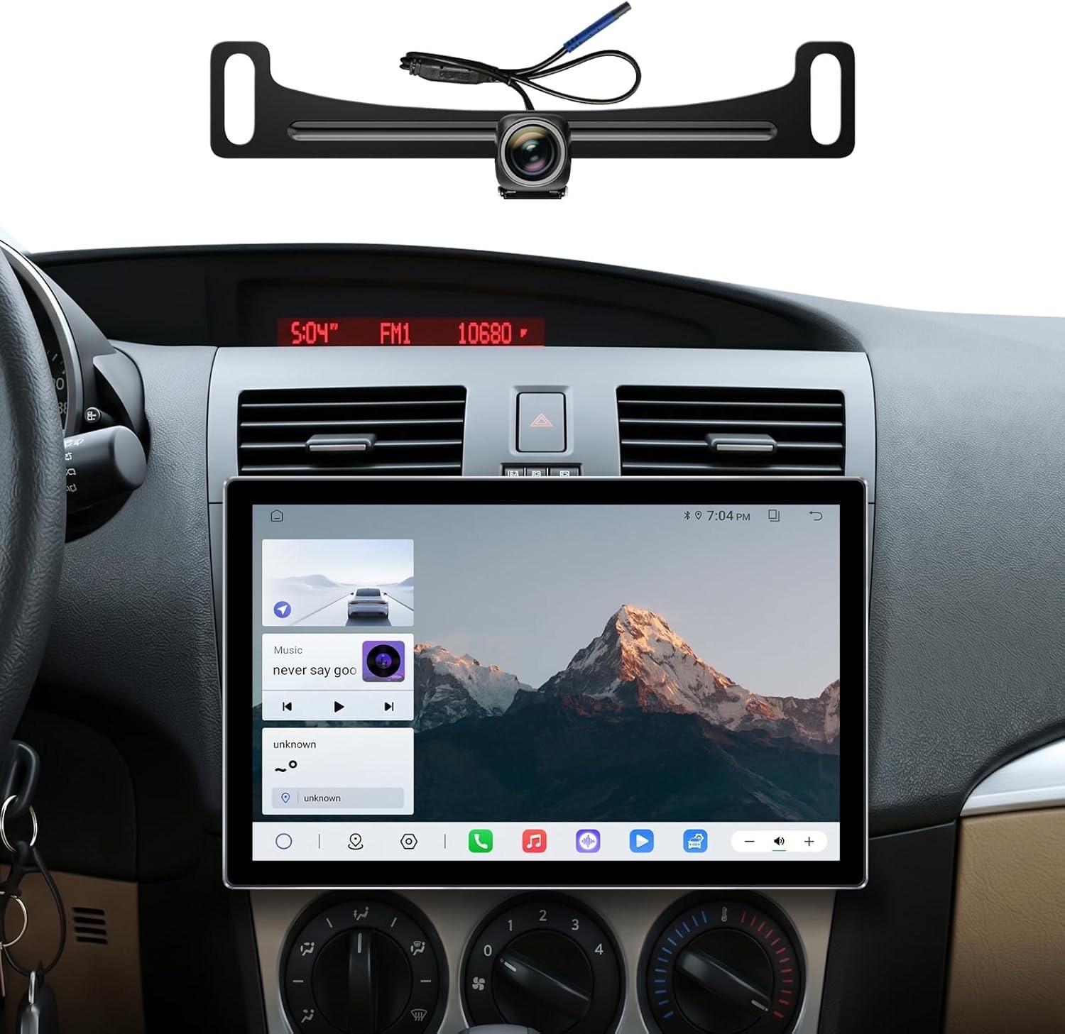 11.5″ Touchscreen Radio for Mazda 3, 2010-2013, 5G WiFi, CarPlay & Android Auto
