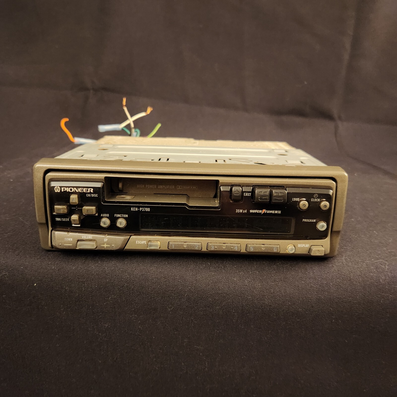Pioneer Keh-p3700 Cassette Player Stereo Receiver Deck Rare