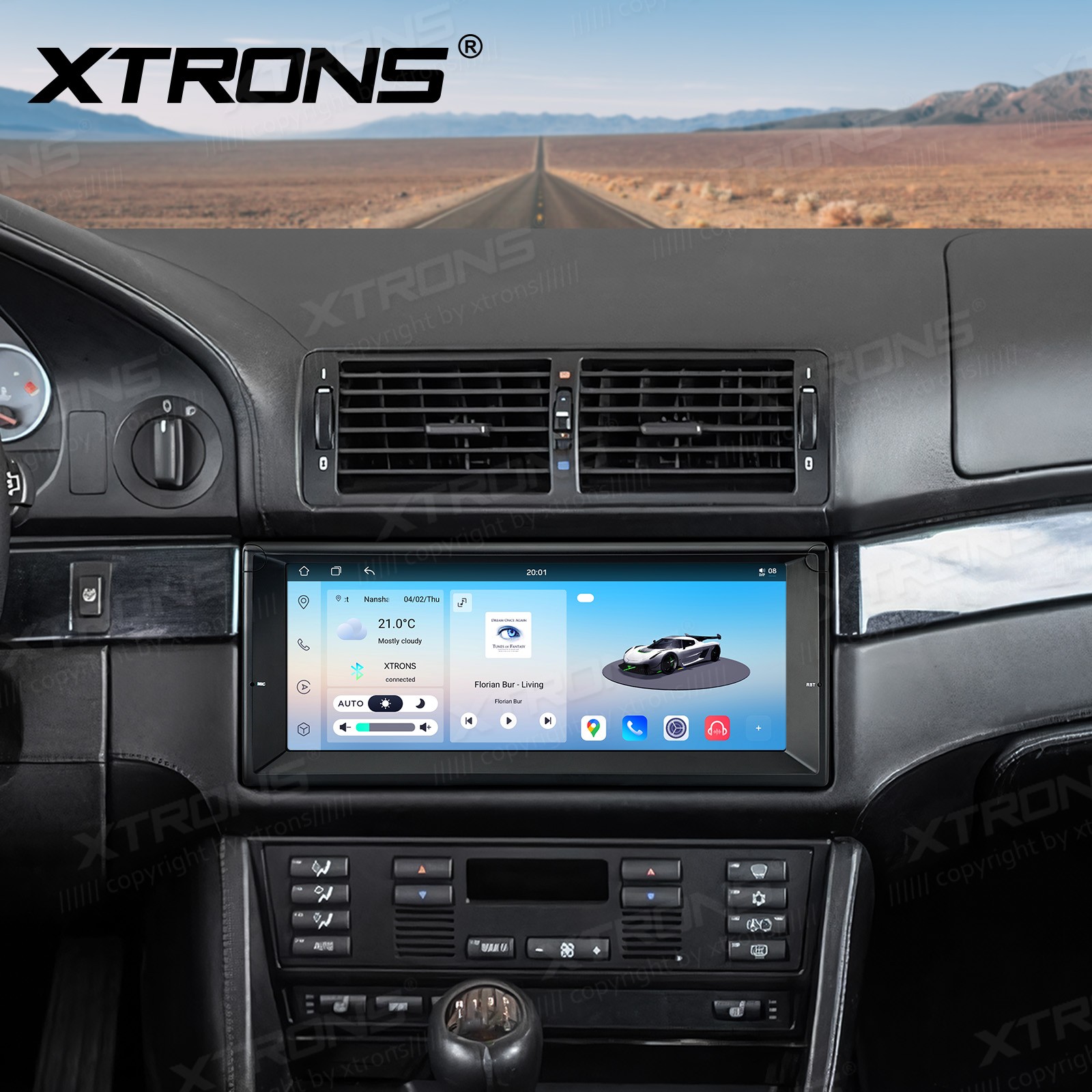 Android 14 Car Stereo For BMW E39 M5 E38 10.25″ QLED 4G 64G CarPlay Android Auto