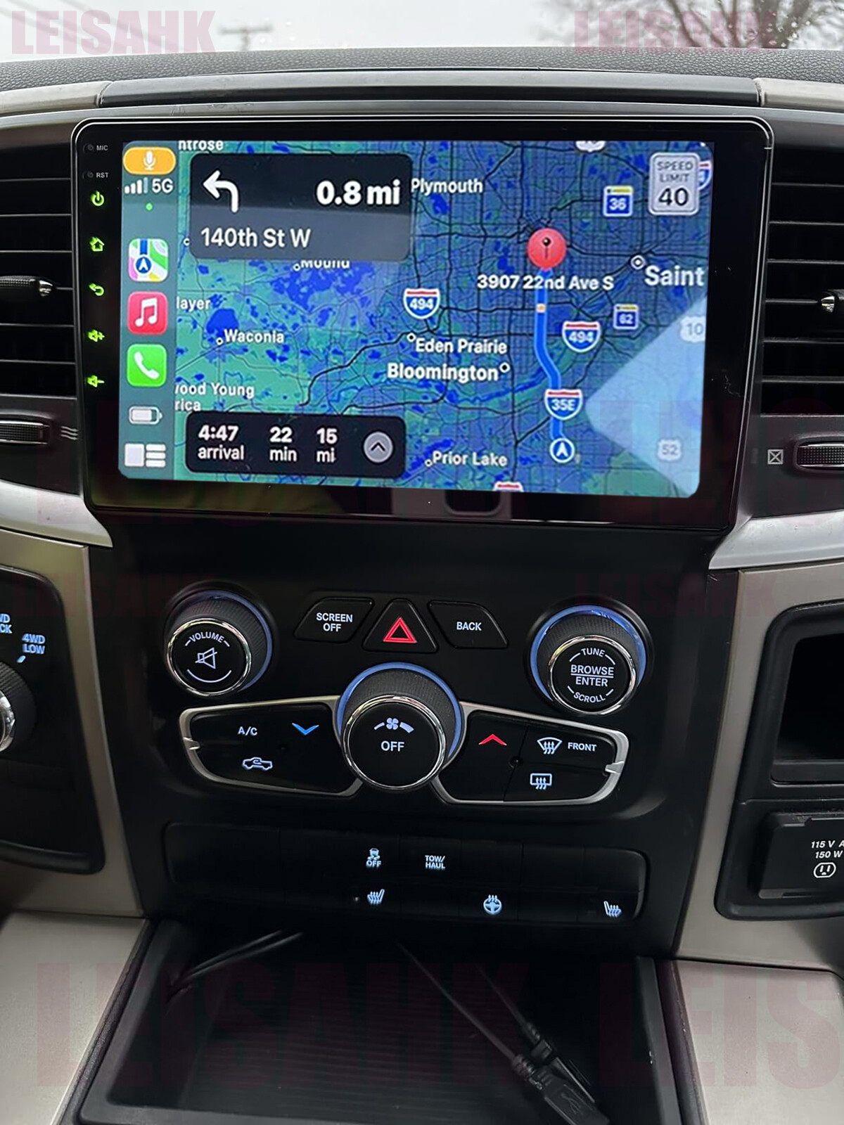 For 2014-2018 Dodge Ram 1500 2500 Android 12 Carplay Car Stereo Radio GPS